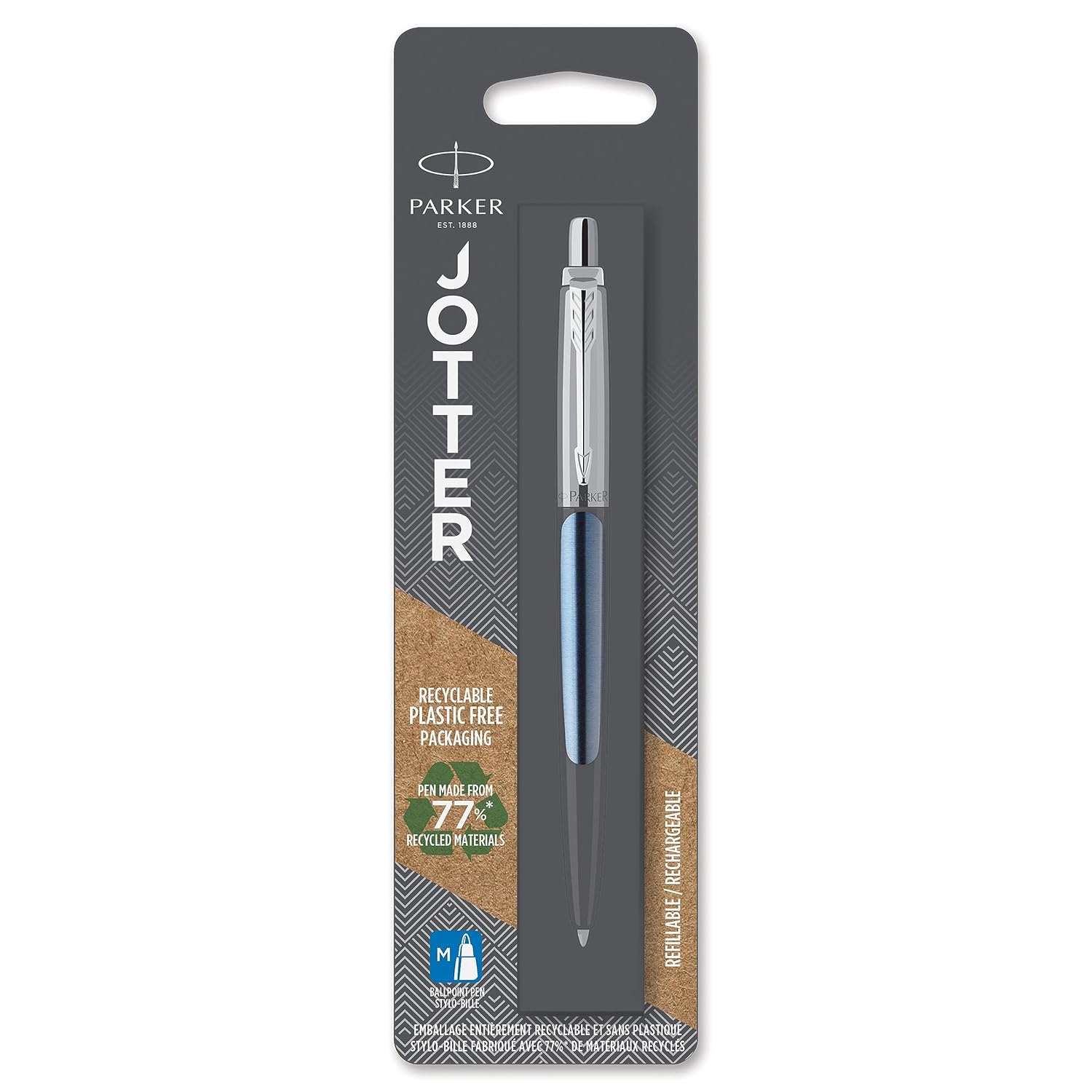 Parker 1953245 Jotter Waterloo Blue CT Tükenmez Kalem