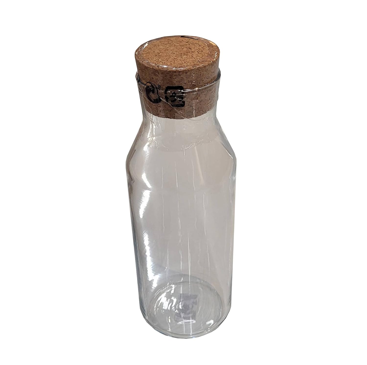 IKEA 365+ şeffaf camdan sürahi; mantar tıpa ile; (1 l)