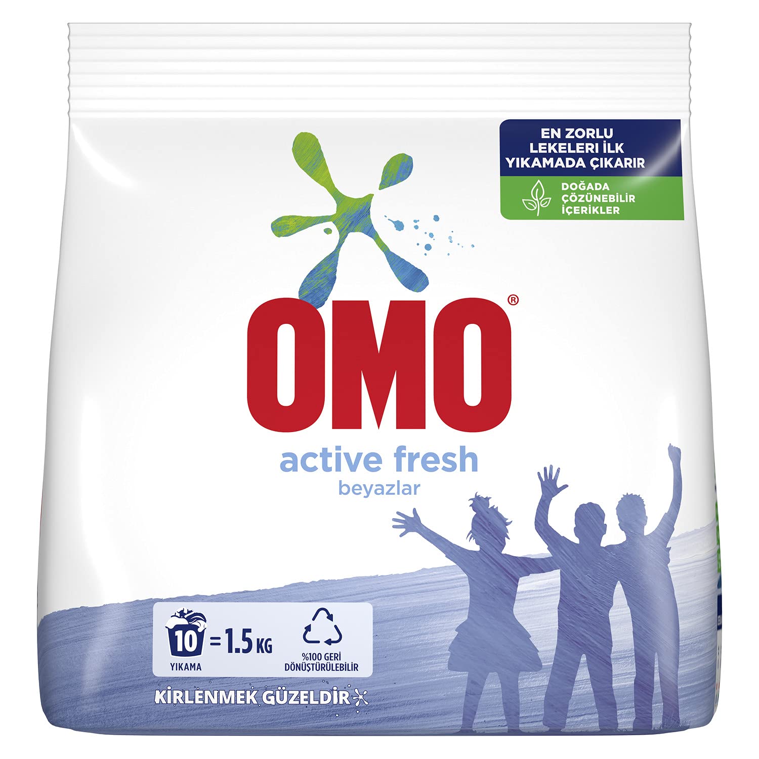 Omo Active Fresh Beyazlar Toz Deterjanı 1.5 kg