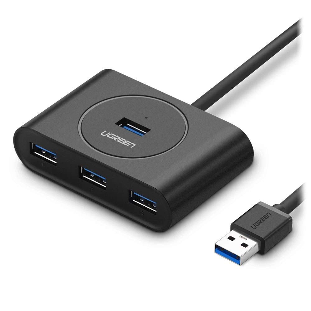 Ugreen USB 3.0 4 Portlu Hub Çoklayıcı Siyah 50 CM