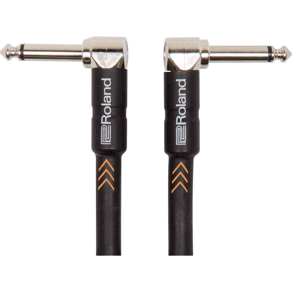 Roland Siyah Serisi Enstrüman Kablosu, Açılı/Açılı 1/4-İnç Jack, 1-Ayak