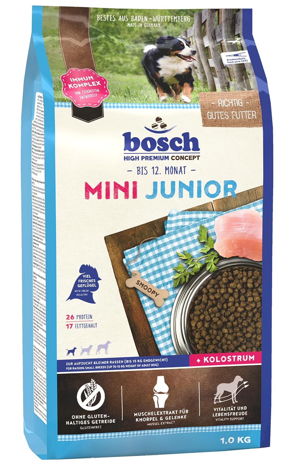 bosch TIERNAHRUNG Mini Junior Tahılsız Yavru Köpek Maması 3 Kg
