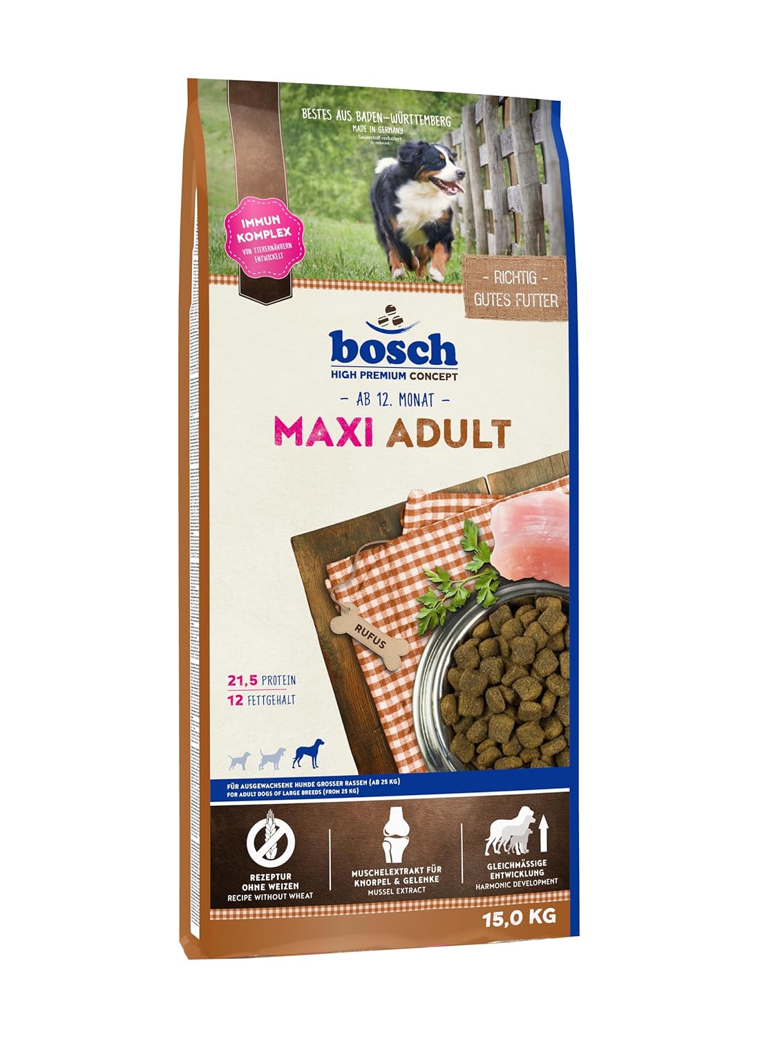 bosch TIERNAHRUNG Maxi Adult Kümes Hayvanlı Büyük Irk Yetişkin Köpek Maması 15 Kg
