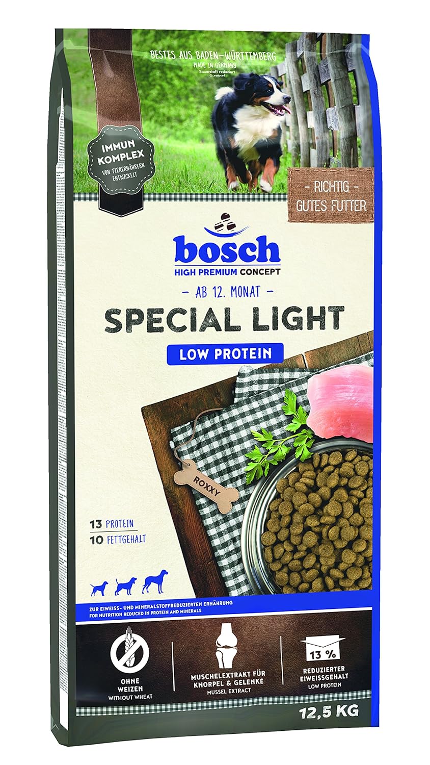 bosch HPC Special Light | kuru köpek maması protein ve mineral azaltılmış beslenme için | 1 x 12,5 kg, köpek