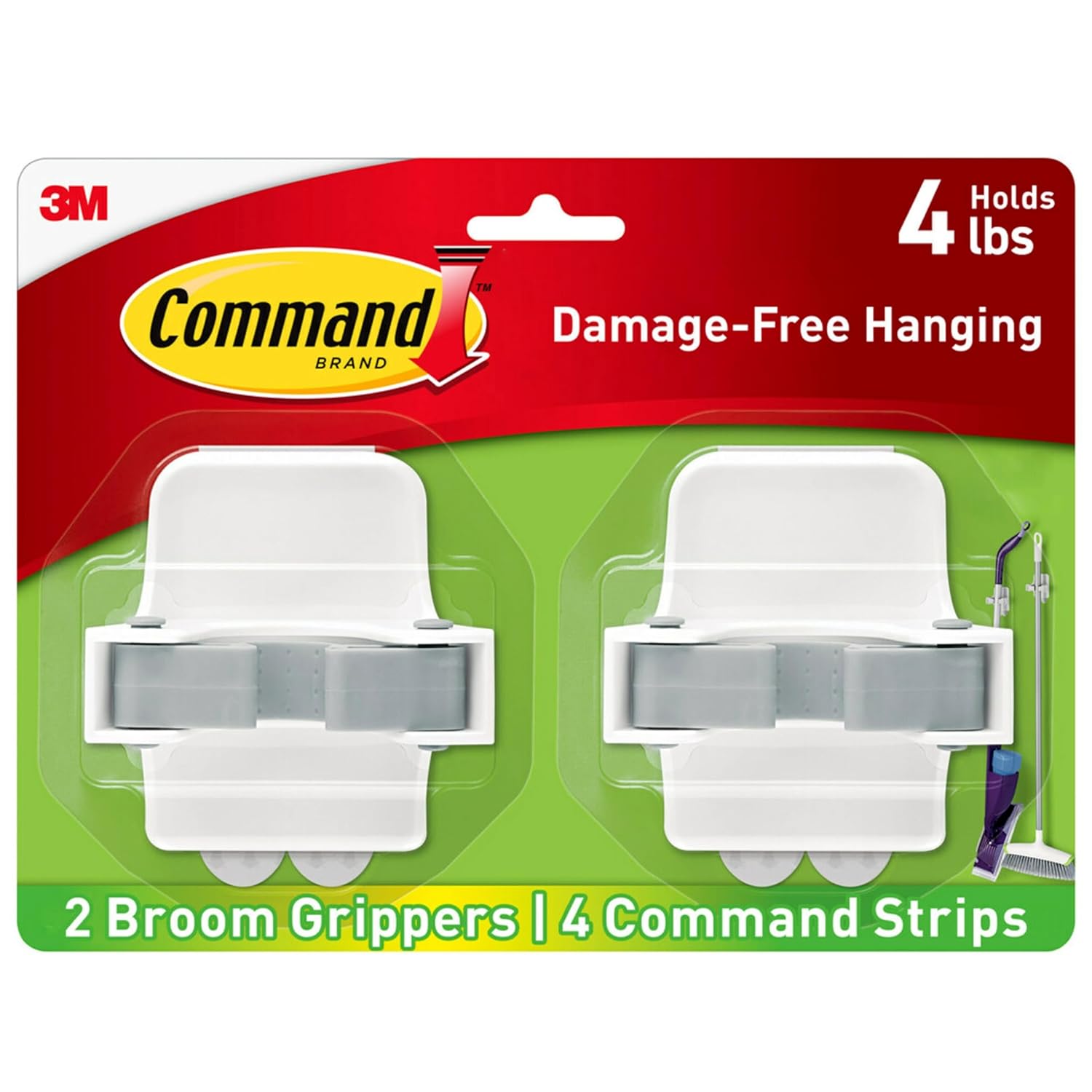 Command süpürge & Mop tutucu, 17007-HW2ES