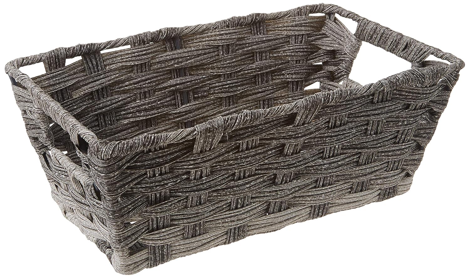 Whitmor Split Rattique Küçük Raf Tote-Gri Yıkama