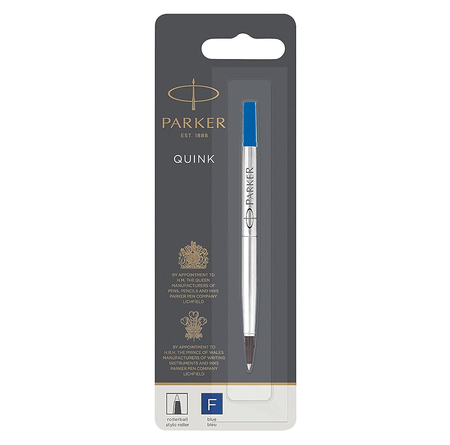 Parker 1950322 Rollerball Kalem Yedeği, İnce uç, Mavi