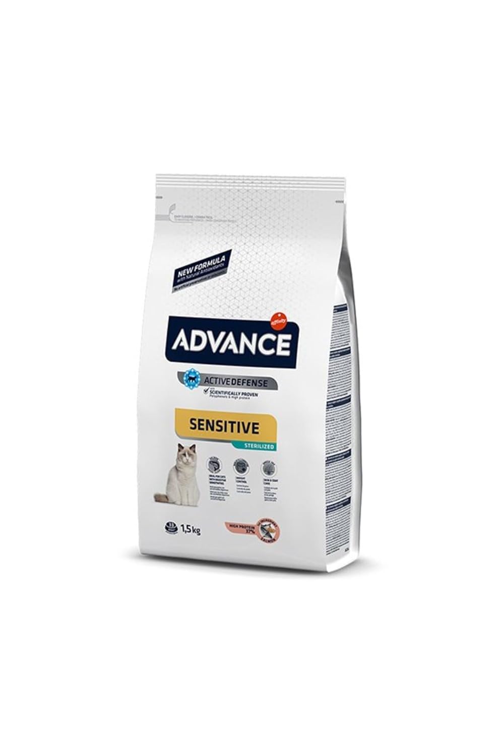 Advance Sterilised Salmon Barley Somonlu Kısırlaştırılmış Yetişkin Kedi Maması 1,5 Kg