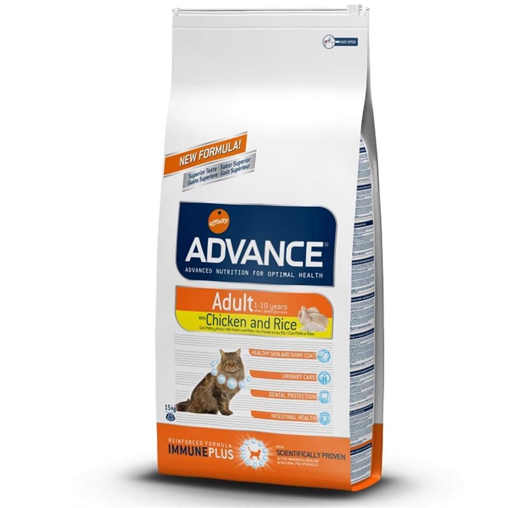 Advance Tavuklu ve Pirinçli Yetişkin Kedi Maması 15 Kg