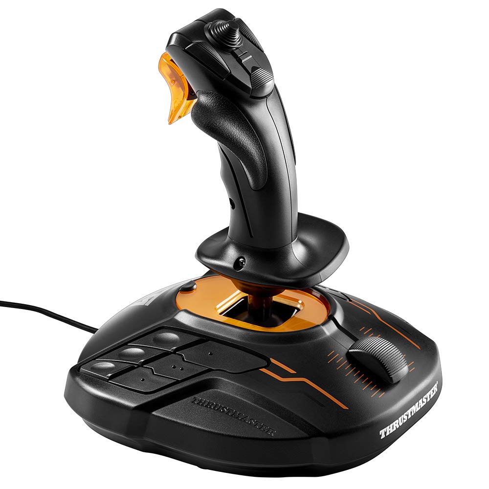 Thrustmaster T.16000M FCS Joystick – H.E.A.R.T. Manyetik Hassasiyet Teknolojisi – PC Uyumlu, Ergonomik ve Çift Elle Kullanıma Uygun (Ambidextrous) Uçuş Kolu