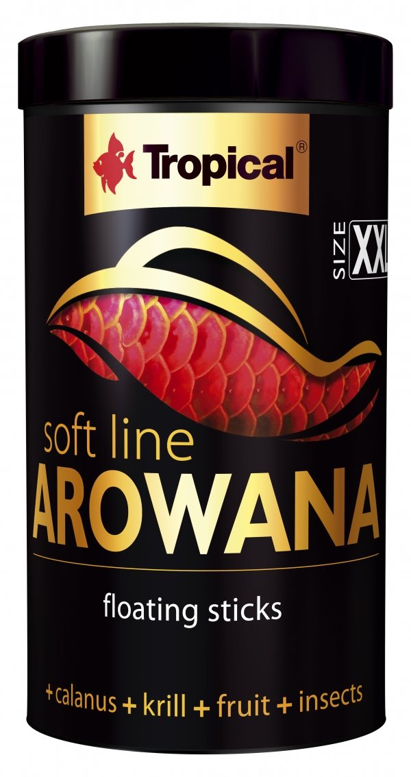 Tropical Softline Arowana L Genç Arowanalar İçin Renk Kuvvetlendirici Balık Yemi 250 Ml 80gr