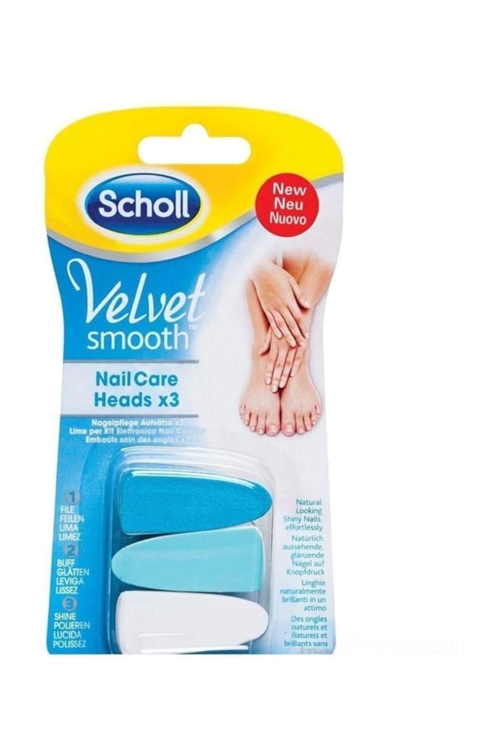 SCHOLL VELVET SMOOTH TIRNAK BAKIM BAŞLIKLARI 3lü