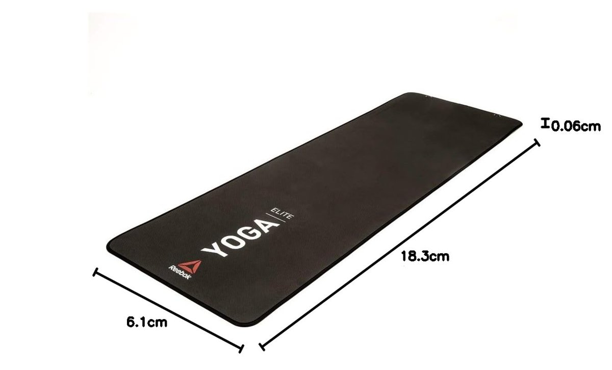 Reebok Elite Yoga Minderi 5 Mm Siyah