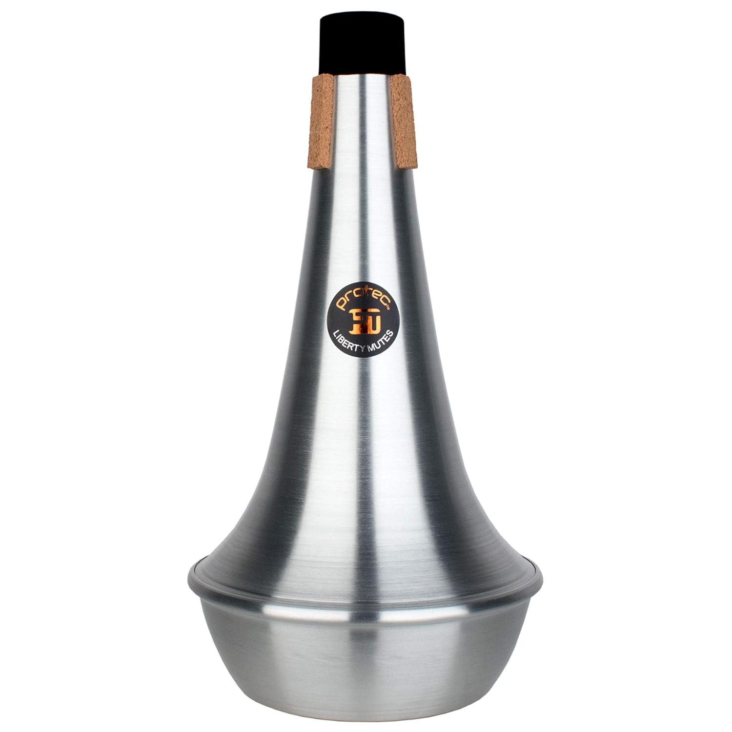 Pro Tec Protec Liberty Bass Trombone Aluminum Mute-Straight, Model ML108, Gümüş, Siyah, Kahverengi