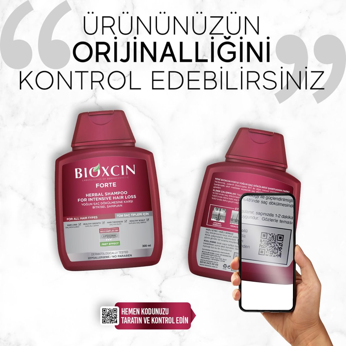 Bioxcin Forte Şampuan 300ml 3al2 Öde