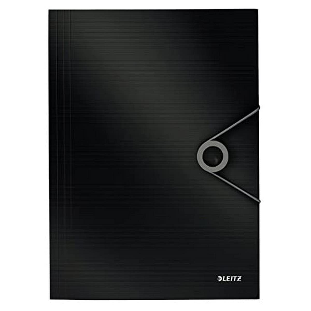 Leitz Solid İnce Lastikli Dosya, 150 Sayfa Kapasiteli, Siyah, 45631095