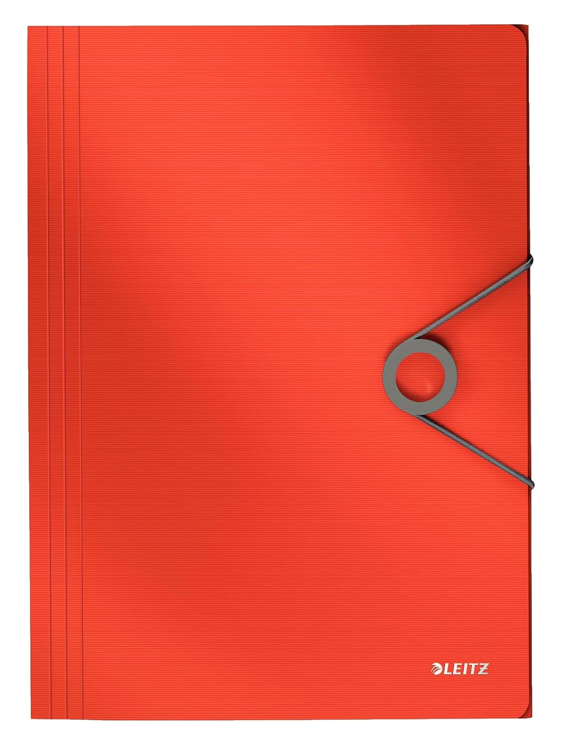 Leitz Solid İnce Lastikli Dosya, 150 Sayfa Kapasiteli, Açık Kırmızı, 45631020