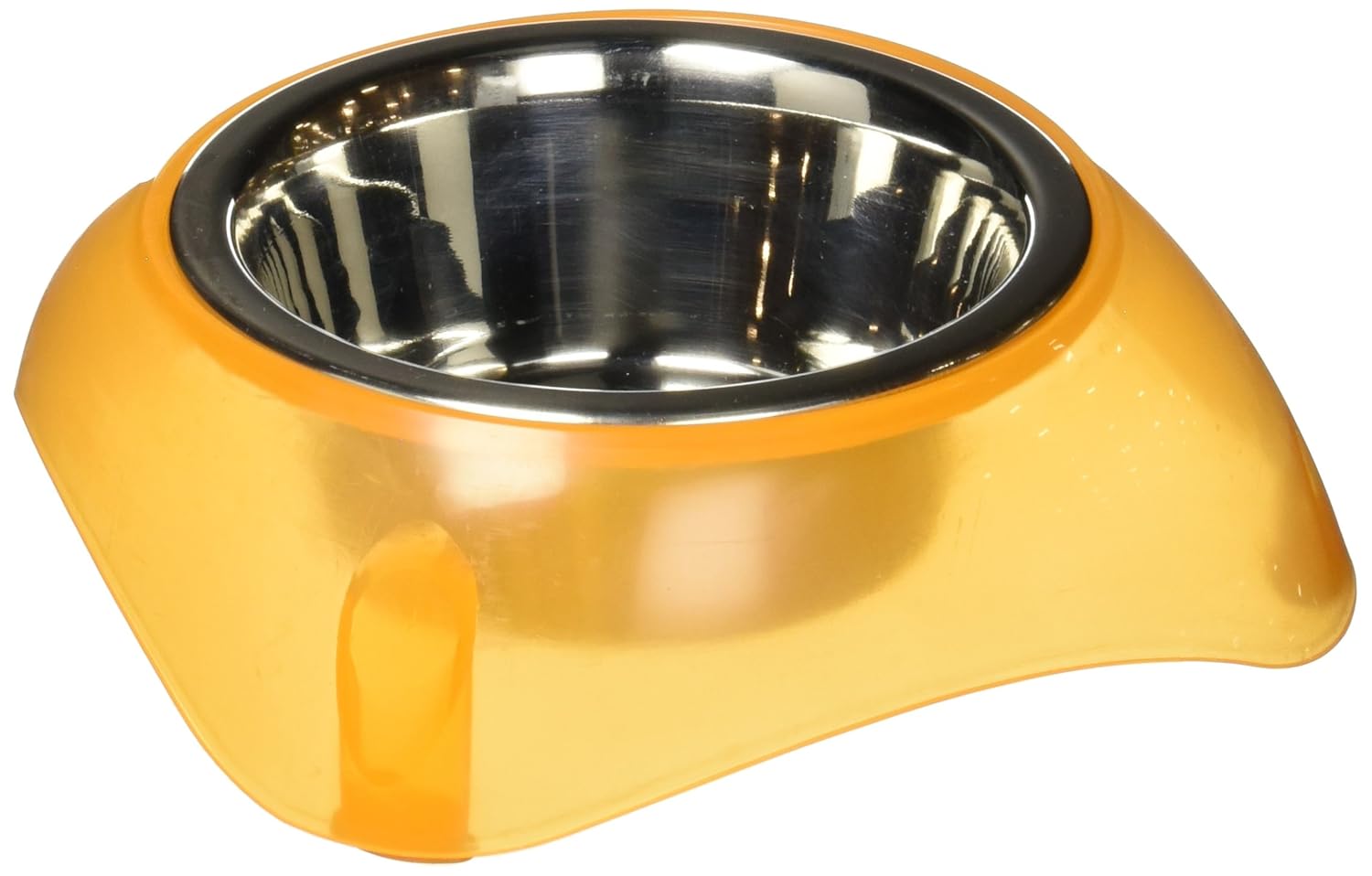 Pawise Plstk Ayaklı Mama Kabı 350Ml Turuncu