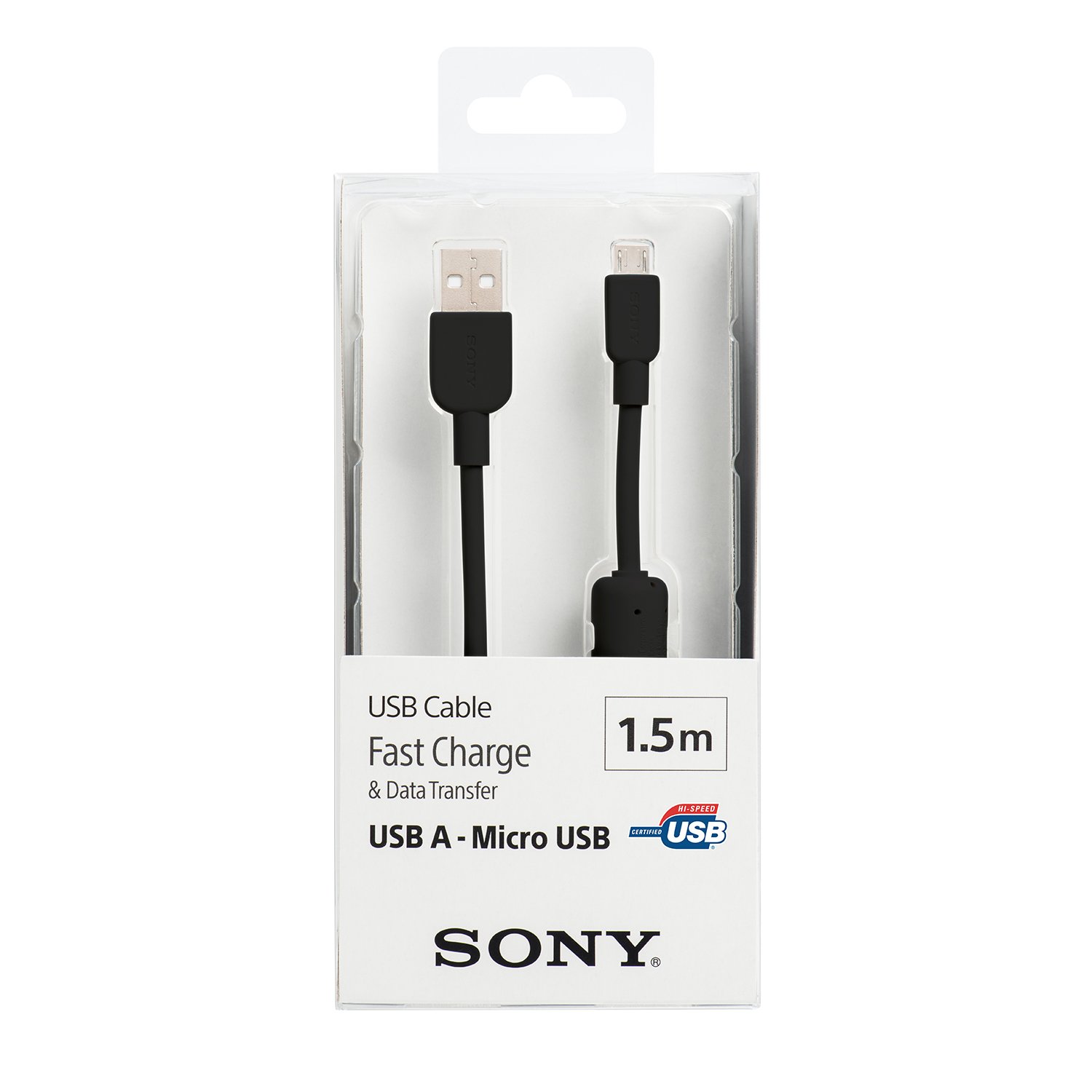 Sony Cp-Ab150B Mikro Usb Şarj Ve Data Kablosu, Siyah
