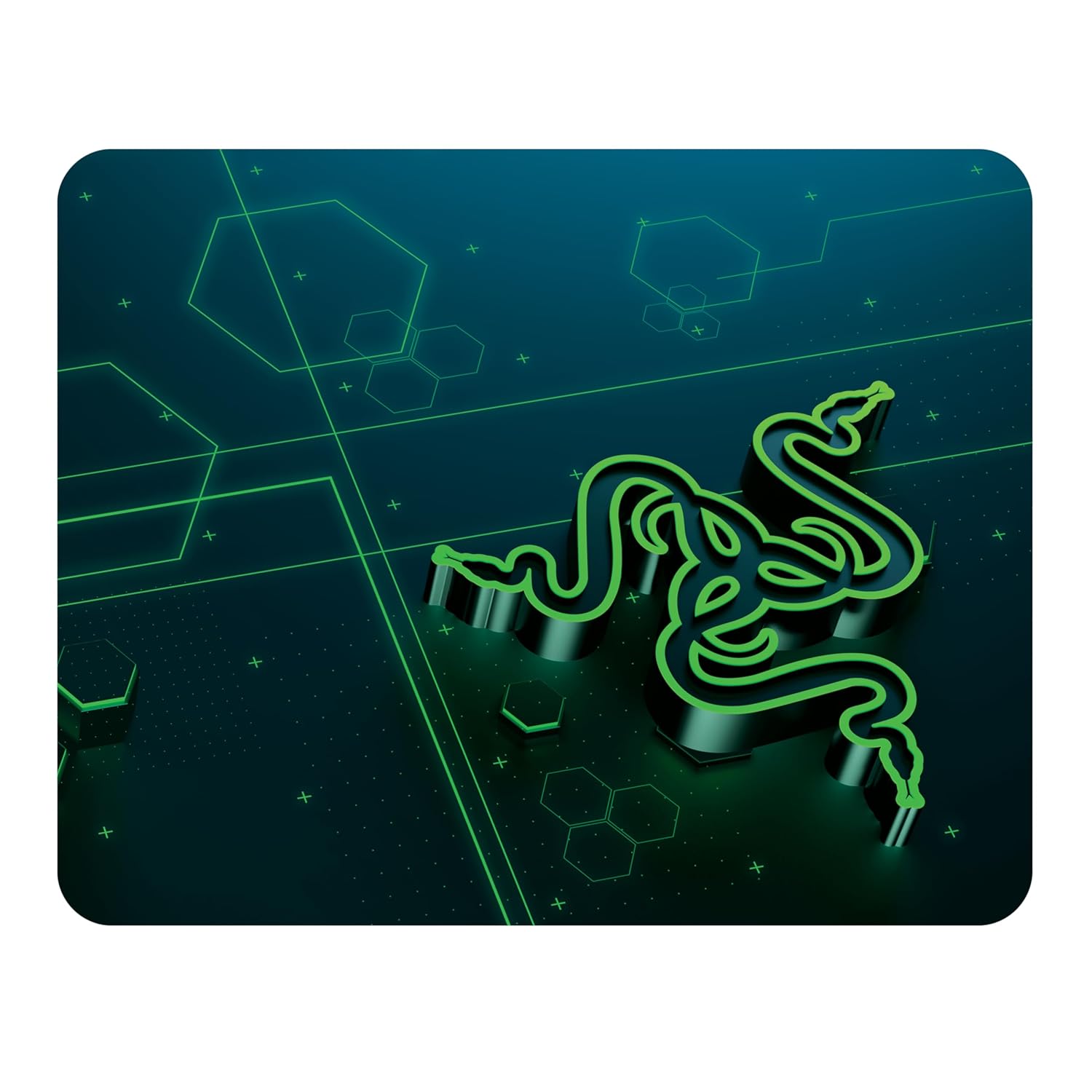 Razer Goliathus Mobile - Yumuşak Oyun Fare Altlığı (Oyuncular için Seyahat Fare Altlığı Kompakt Boyut, Standart Tasarım) Mavi