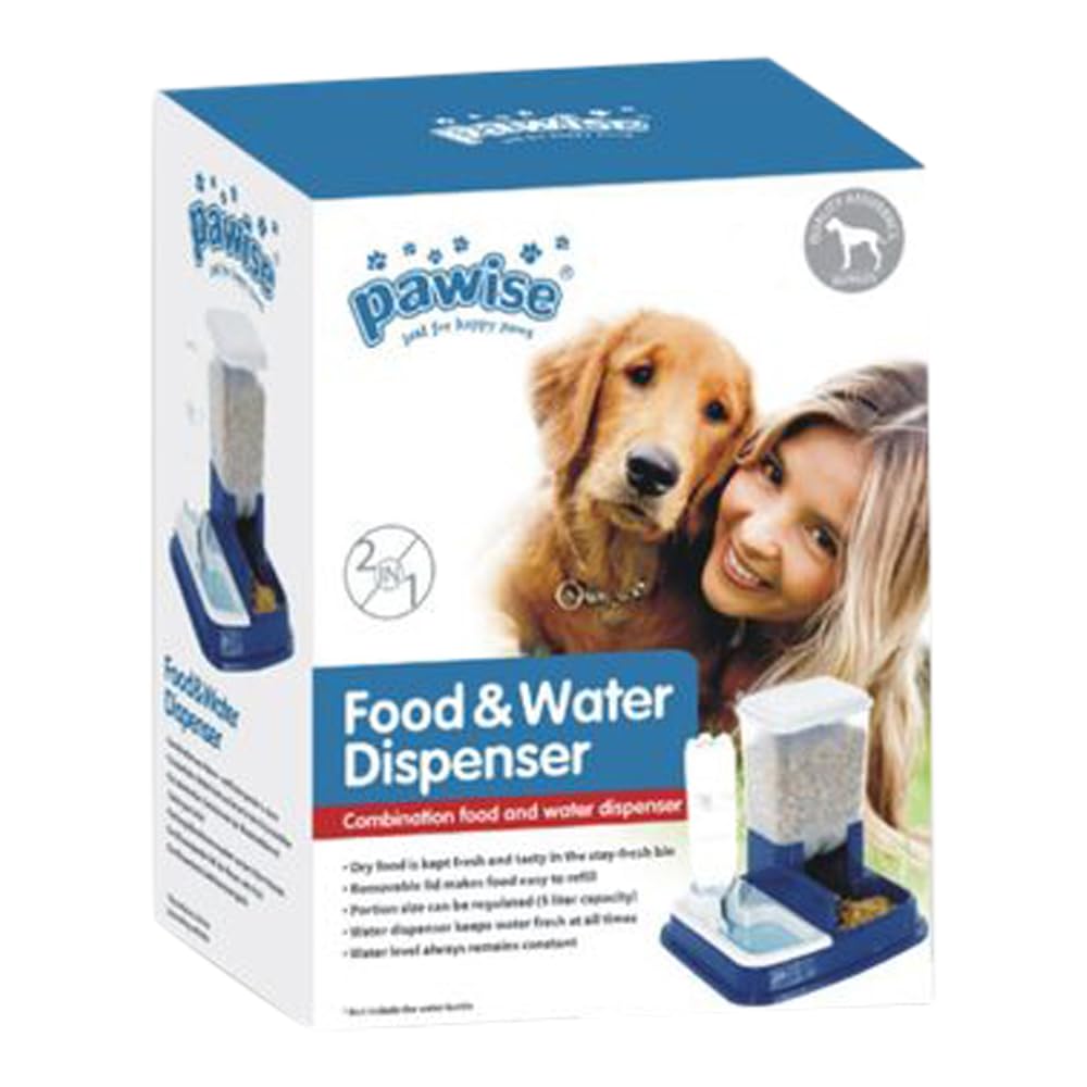 Pawise Otomatik Mama ve Su Kabı, Mavi Renk