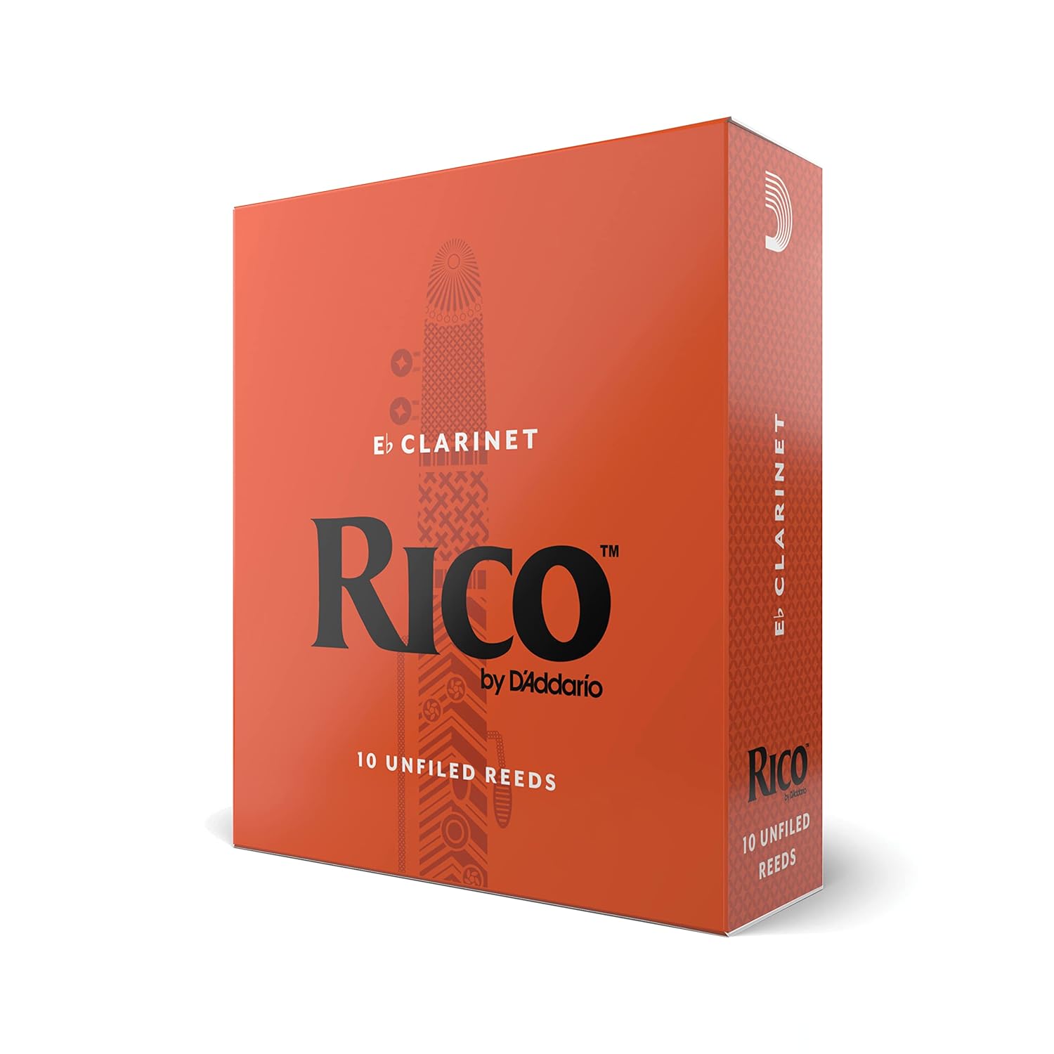 Rico by D'Addario Eb klarnet için yapraklar, kalınlık 2,5, 10'lu paket
