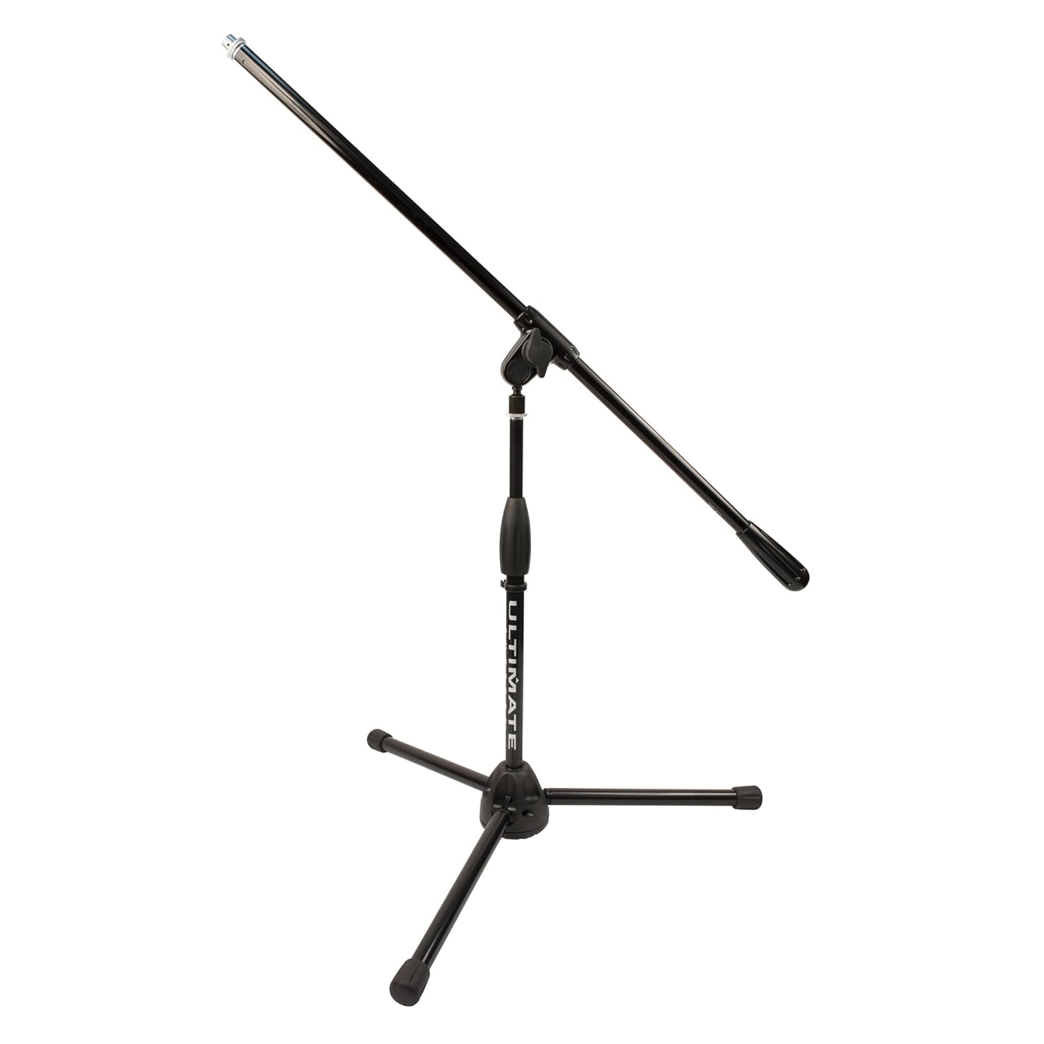 Ultimate Support Pro-R-T-Short-F Package - Tripod Base Pro Serisi Patentli Çeyrek Dönüşlü Kavramalı Kısa Mikrofon Standı | Sehpası - Güçlendirilmiş Plastik Tripod Tabanı/Kısa Yükseklik/Sabit Bom