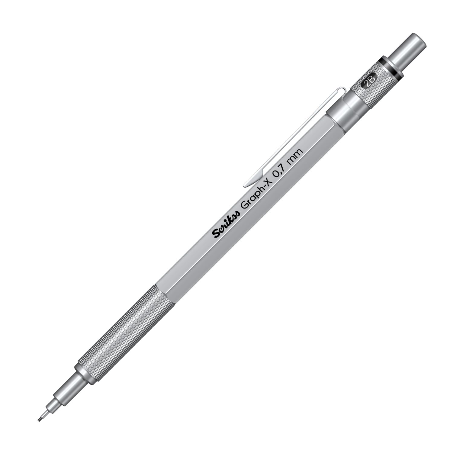 Scrikss Office Graphx Mekanik Kurşun Kalem Saten Gri 0.7 Mm