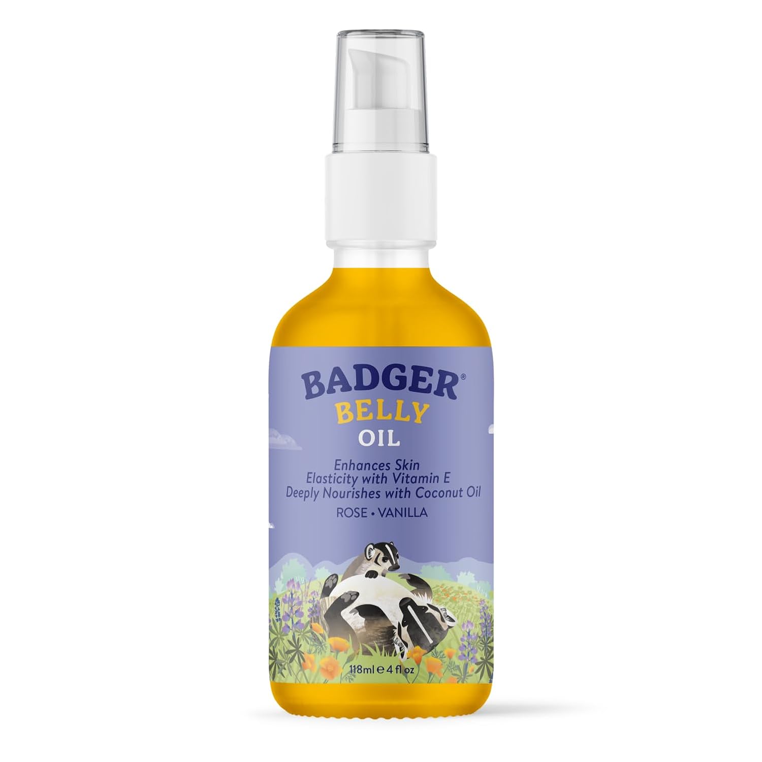 Badger Organik Karın Çevresi Nemlendirici Çatlak Yağı 118 ml