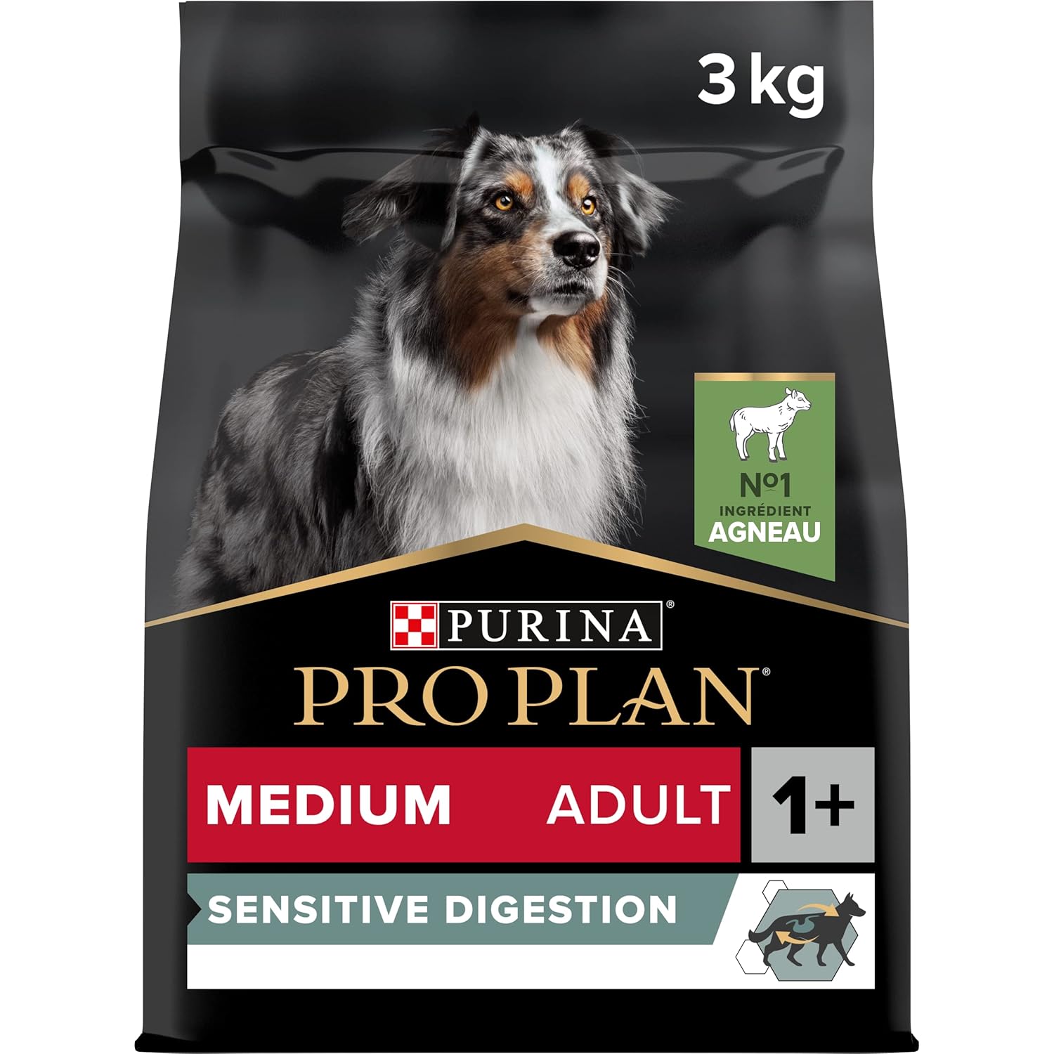 Pro Plan Medium Adult Kuzu Etli Köpek Maması 3 kg