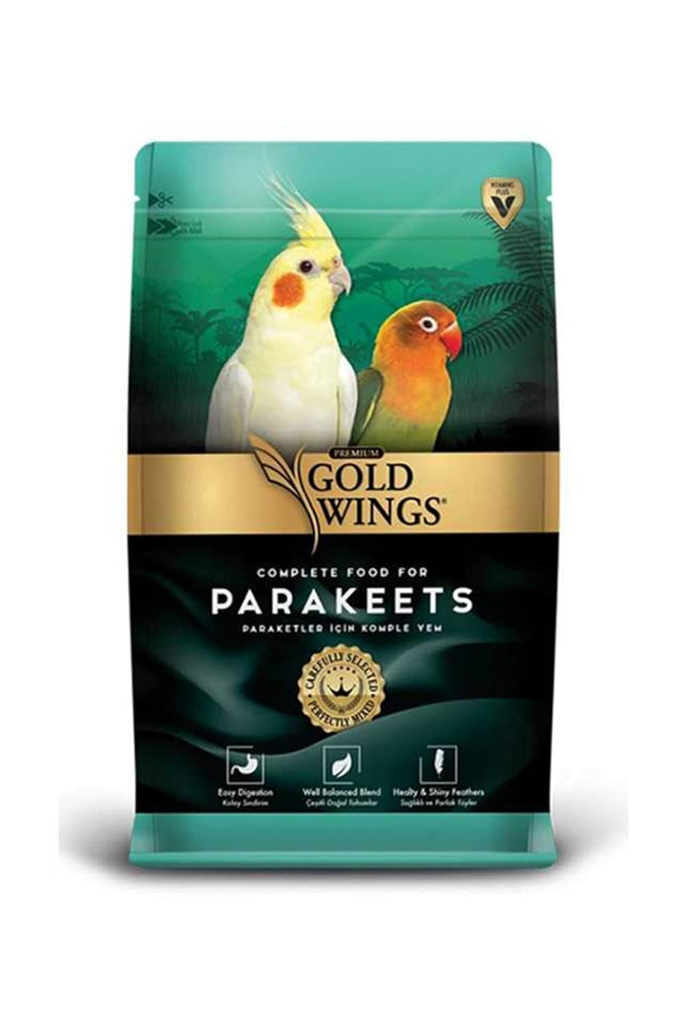 Gold Wings Premium Paraket Yemi, 1 Kg