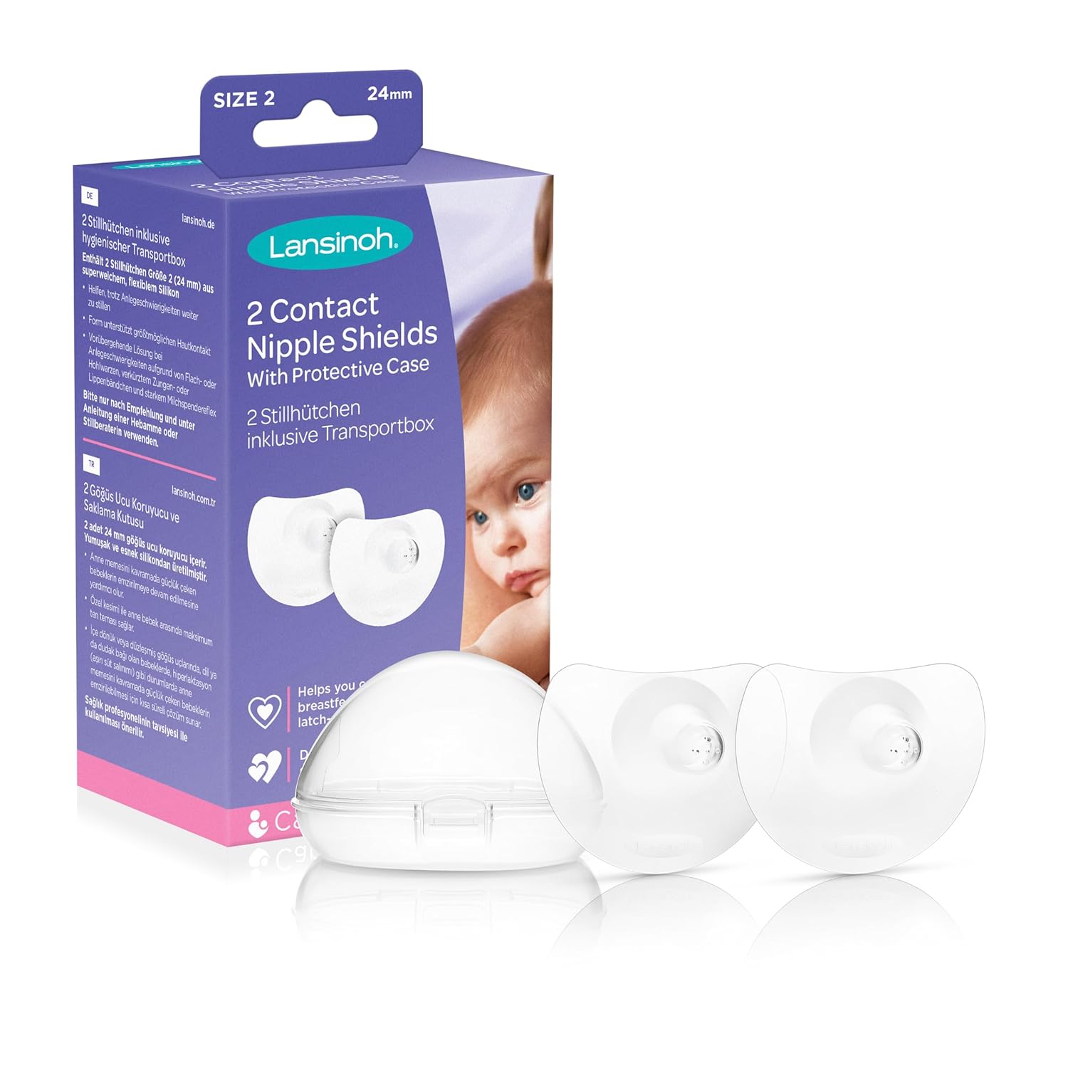 Lansinoh Göğüs Ucu Koruyucu 24 mm