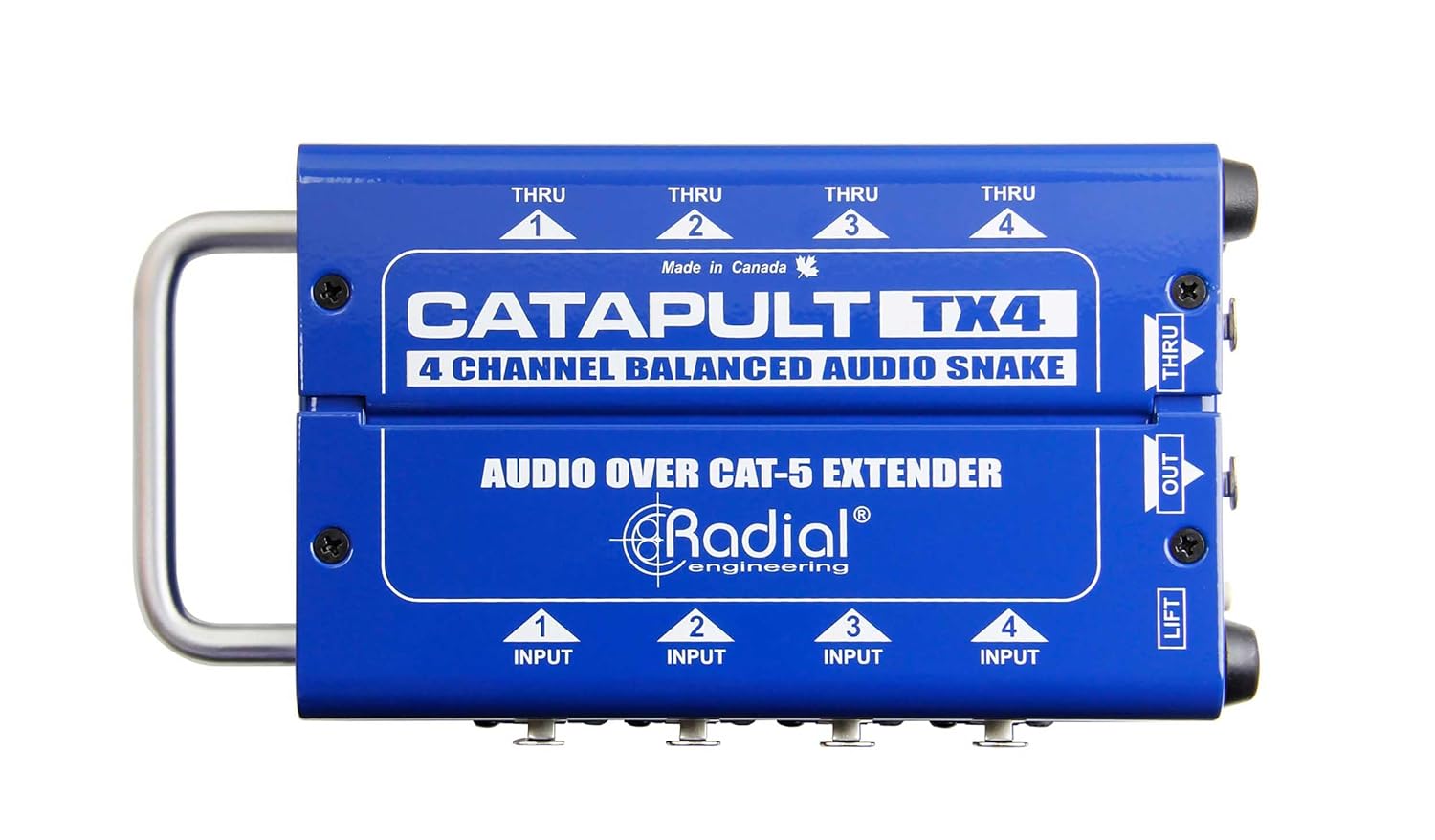 Radial Catapult TX4 4-Kanal Cat 5 Ses Yılan Modülü