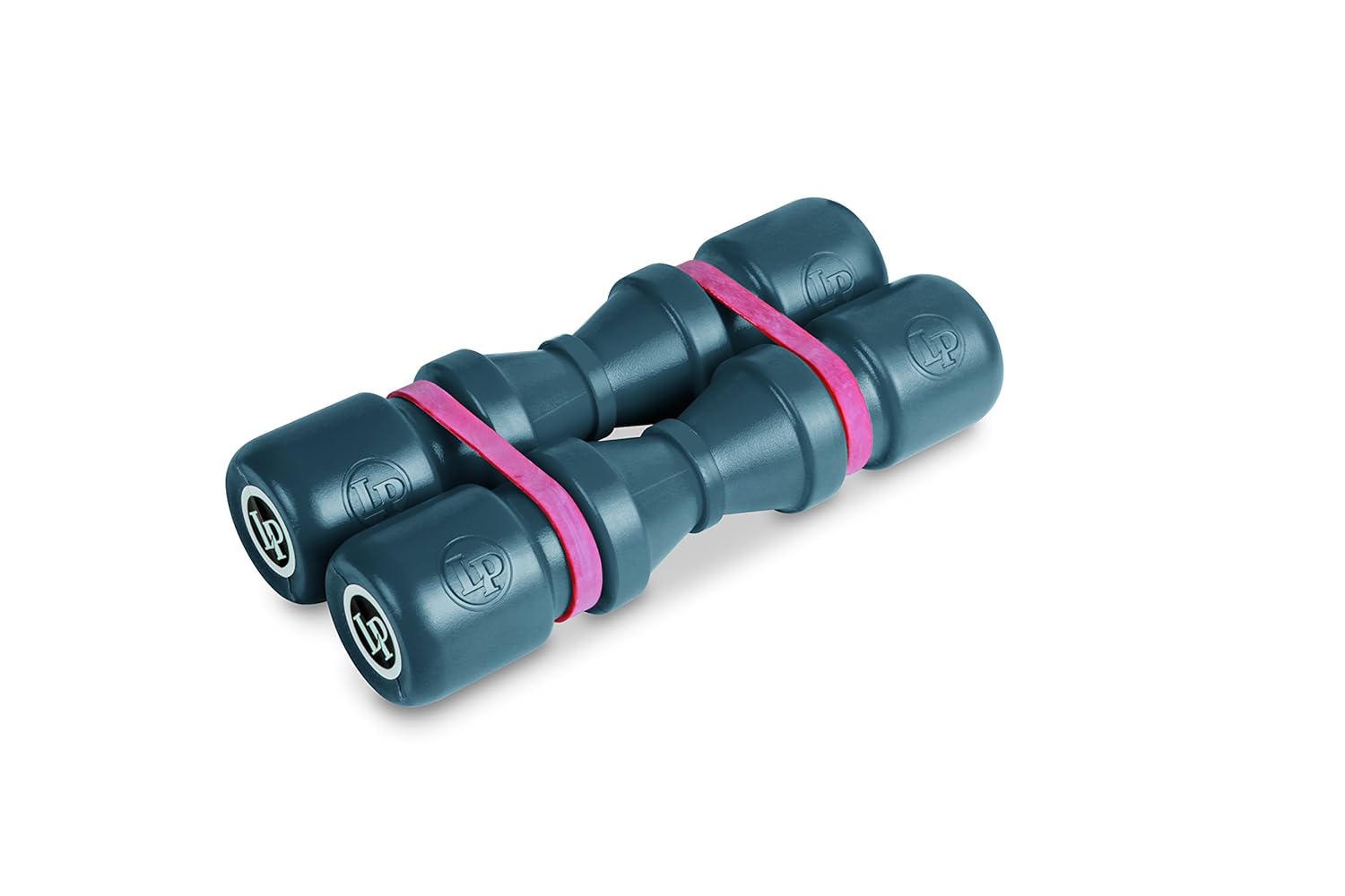 LP Latin Percussion LP441M Shaker Duoshake 6,5 inç (16,5 cm), 2'li set, plastik gri, orta ses seviyesi