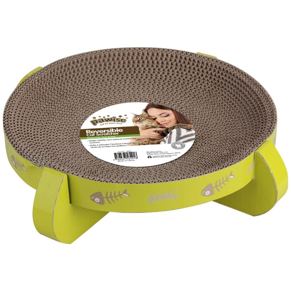 Pawise Yuvarlak Karton Kedi Tırmalama Oyuncağı