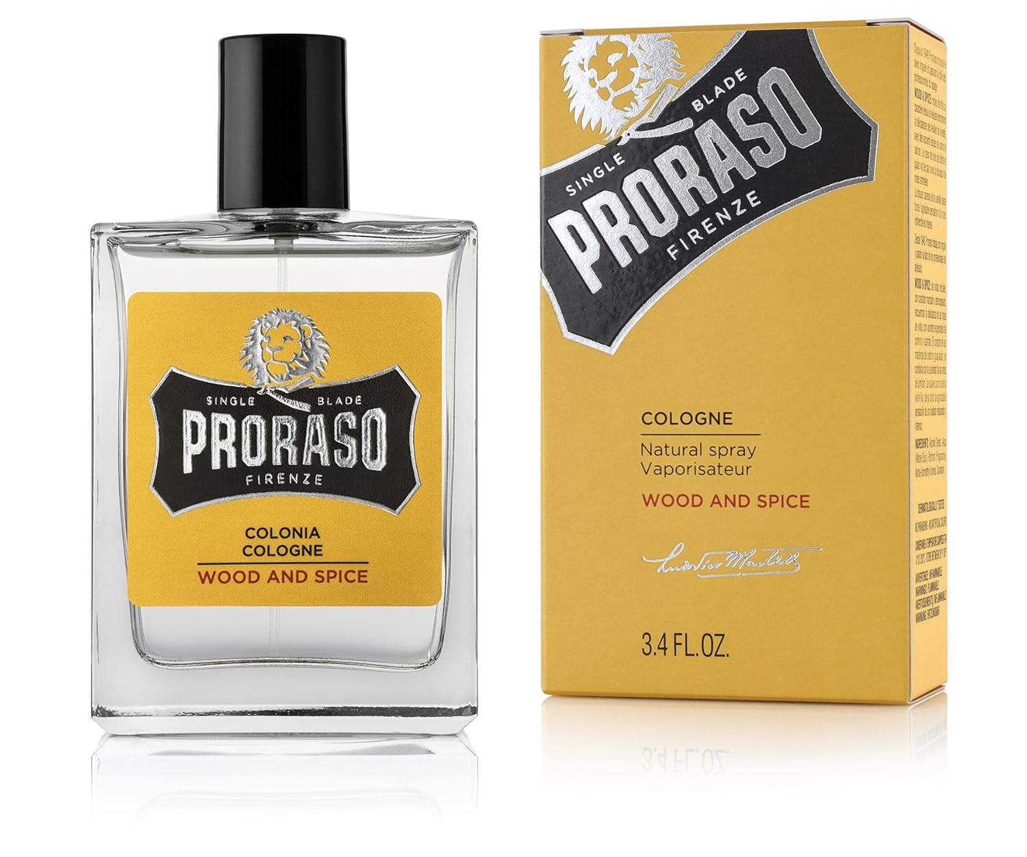 Proraso Eau De Cologne Wood & Spice, 100 ml