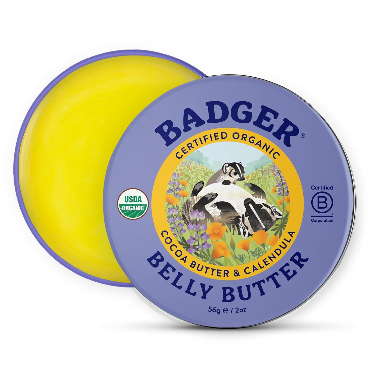 Badger Belly Butter Karın Bölgesi Nemlendirici Krem 56g