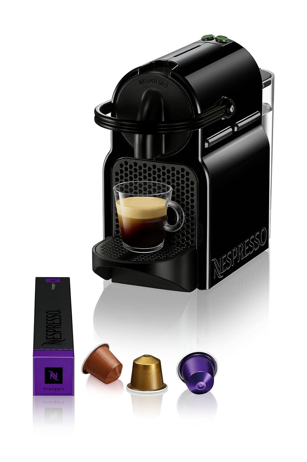 Nespresso D40 Inissia Kapsüllü Kahve Makinesi, Siyah