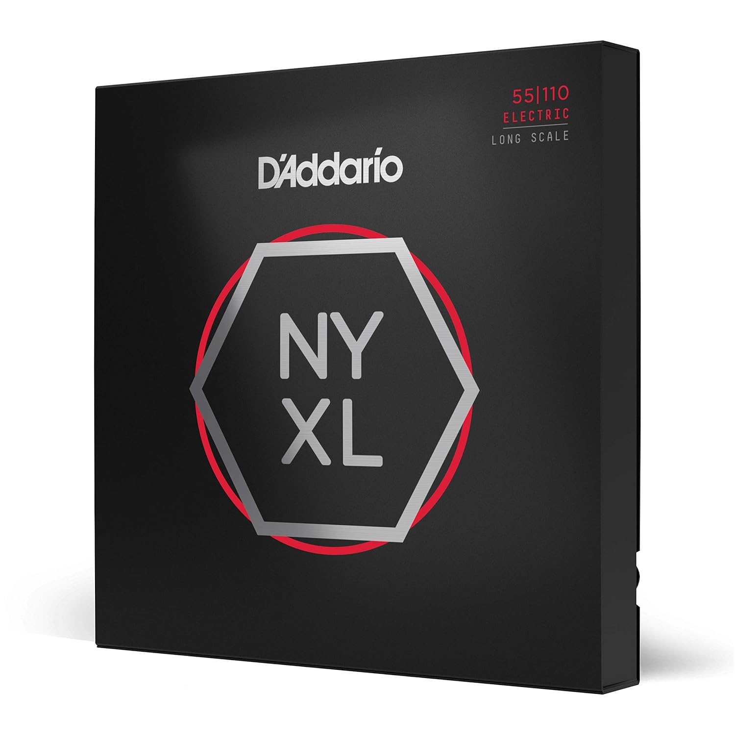 D'Addario E Bass Gitar Telleri | Telleri E Bass | Bas Gitar Telleri | E Bass Strings | Bass Gitar Telleri | NYXL55110, Kalınlık 55-110, Sert, Nikel Kaplamalı Bas Telleri Uzun Mensur