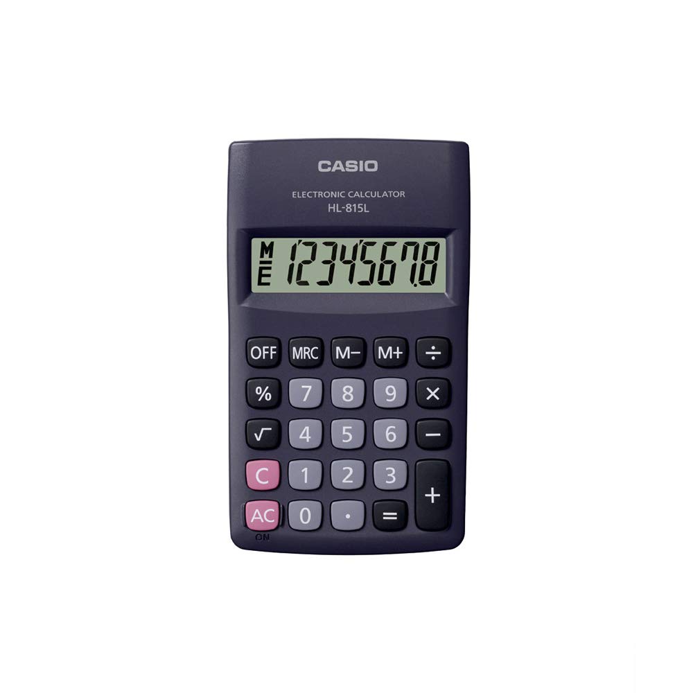 Casio HL-815L-BK 8 Hane Siyah Hesap Makinesi