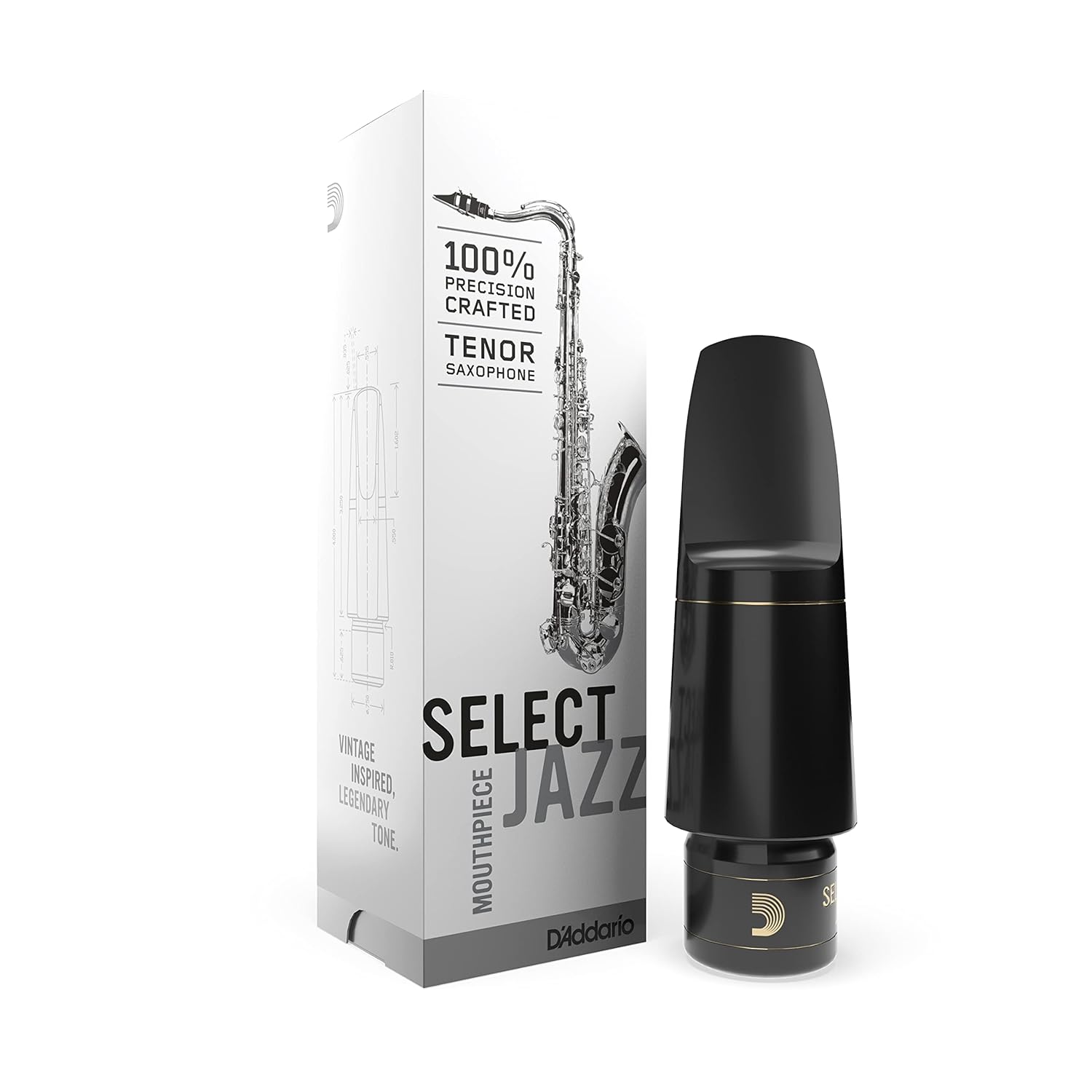 Rico Select Jazz Tenor Saksafon Ağızlığı D7M, MKS-D7M