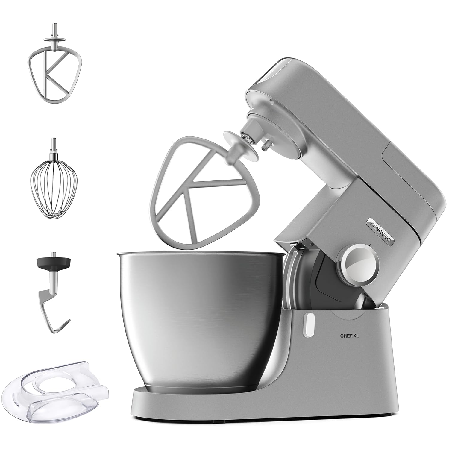 Kenwood Chef XL Mutfak Şefi Silver KVL4100S - 1200 Watt, 6,7 Litre, Stand Mikser, Hamut Yoğurma Maki