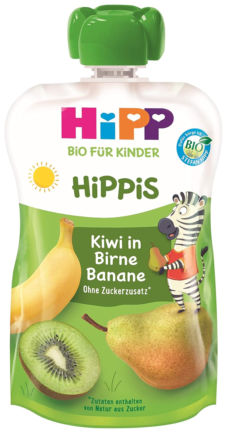 HiPP Organik Kivili Muzlu Armut Püresi 100 gr