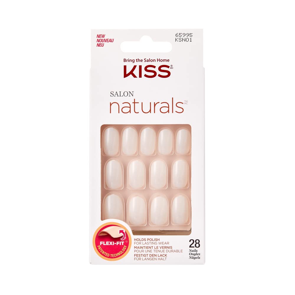 Kiss Salon Naturals Yapıştırıcılı Takma Tırnak