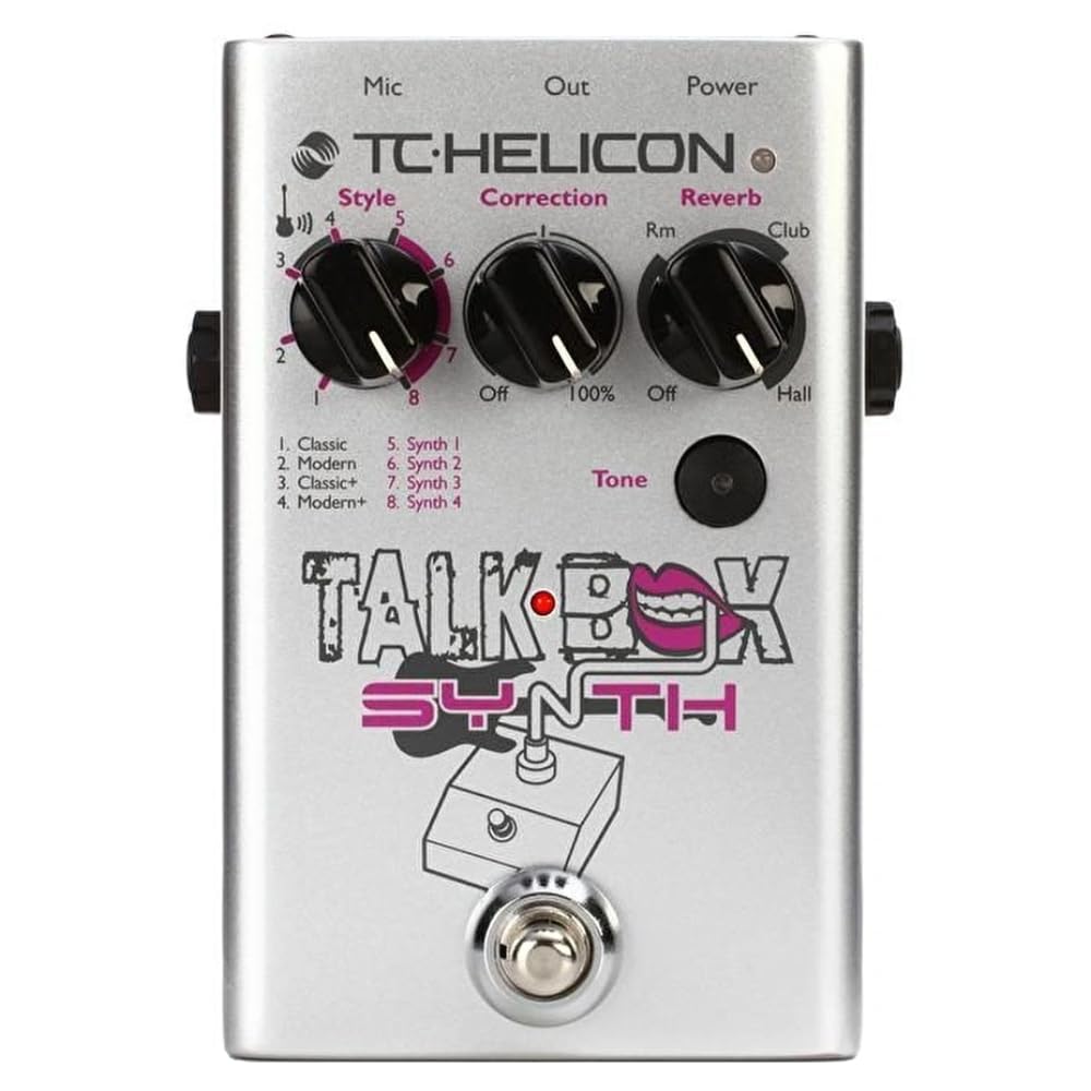 TC Helicon Talkbox Synth Gitar ve Vokal Efekt Pedalı