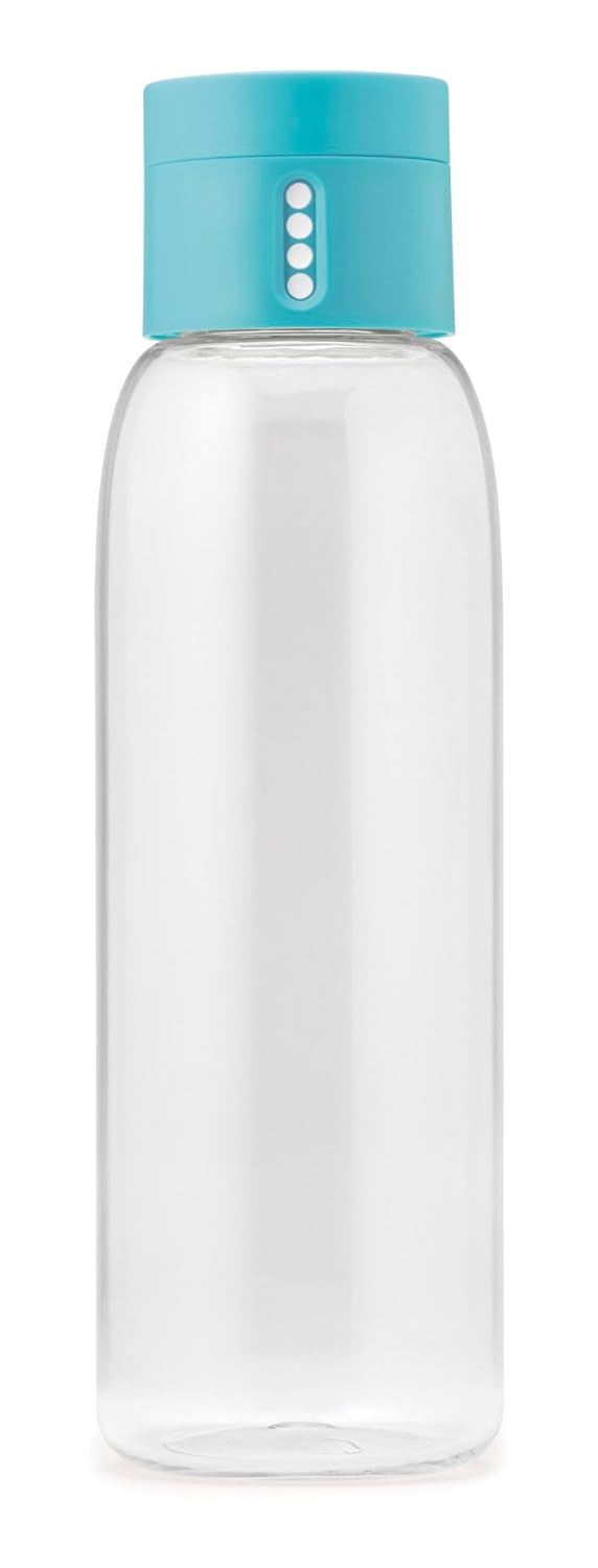 Joseph Joseph 80067 Dot Su Şişesi 600 ml, Turkuaz