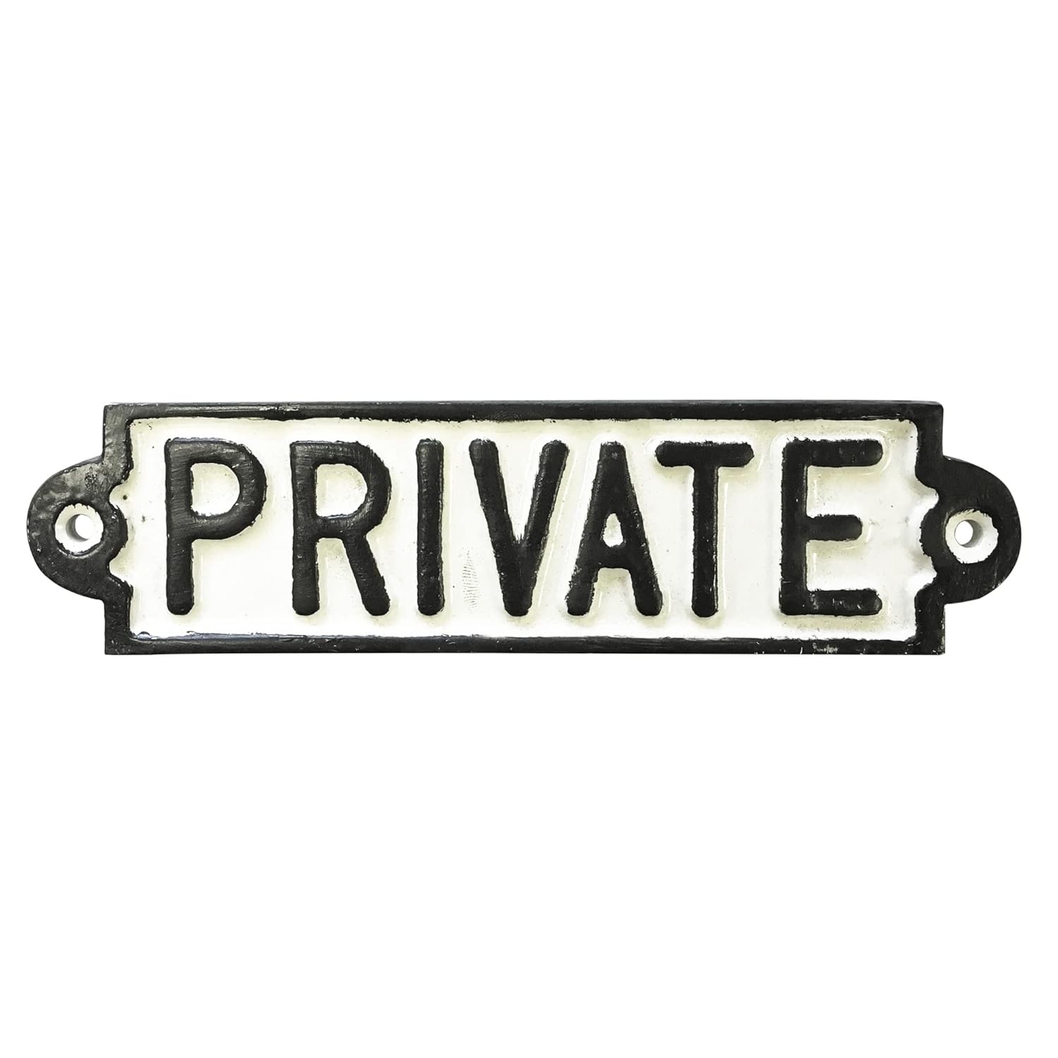 Kreatif Kraft 83516 'Private' Cast Iron Sign