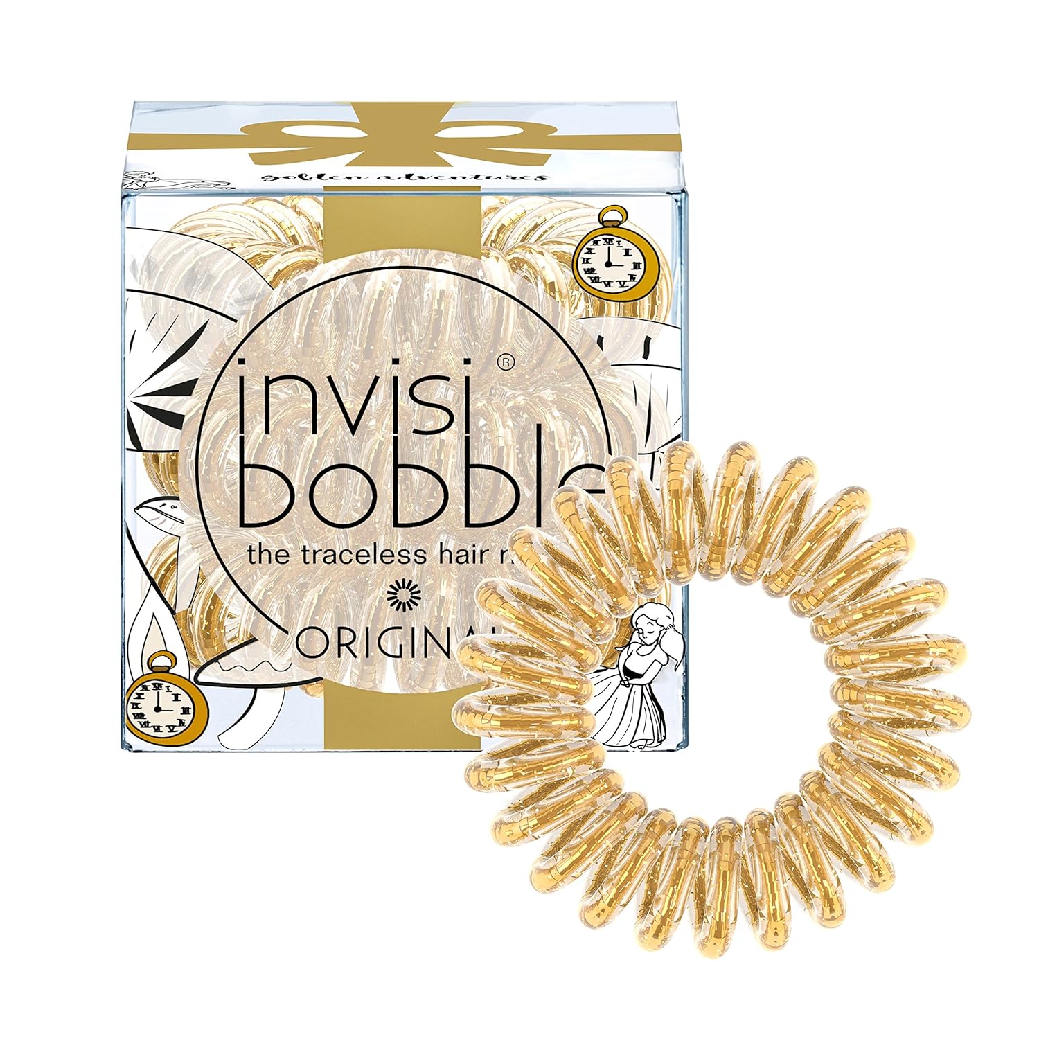 Invisibobble Original Golden Adventure 3’lü Saç Tokası