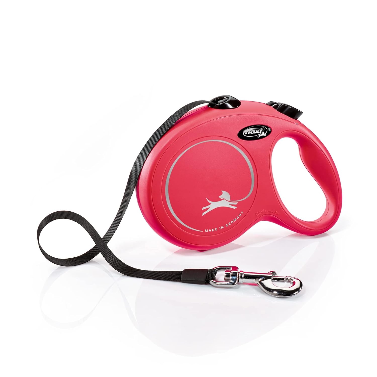 Flexi New Classic L Beden Kırmızı 5MT Şerit Tasma