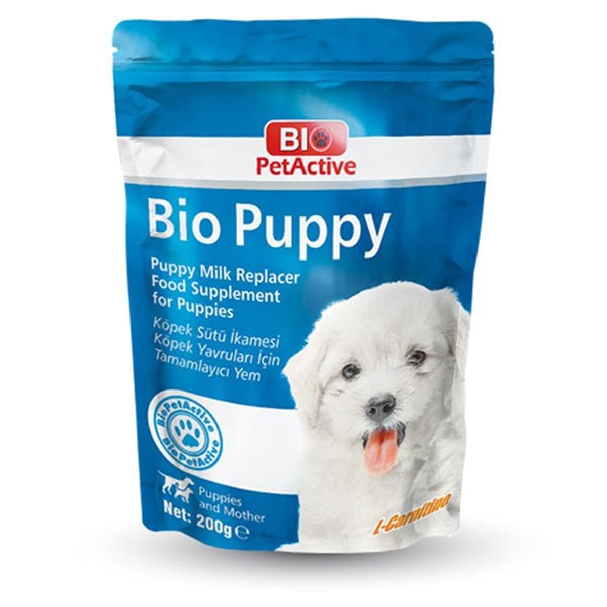 Bio PetActive Köpekler İçin Süt Tozu, Tamamlayıcı Yem, Yavru Köpek, 200 G